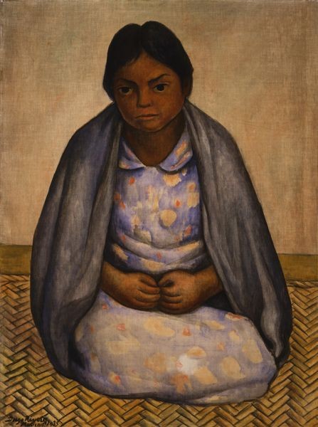 Diego Rivera (1886 - 1957) Retrato de Juanita, 1935 Témpera sobe lino sobre madera 80 x 60 cm Colección SURA - México