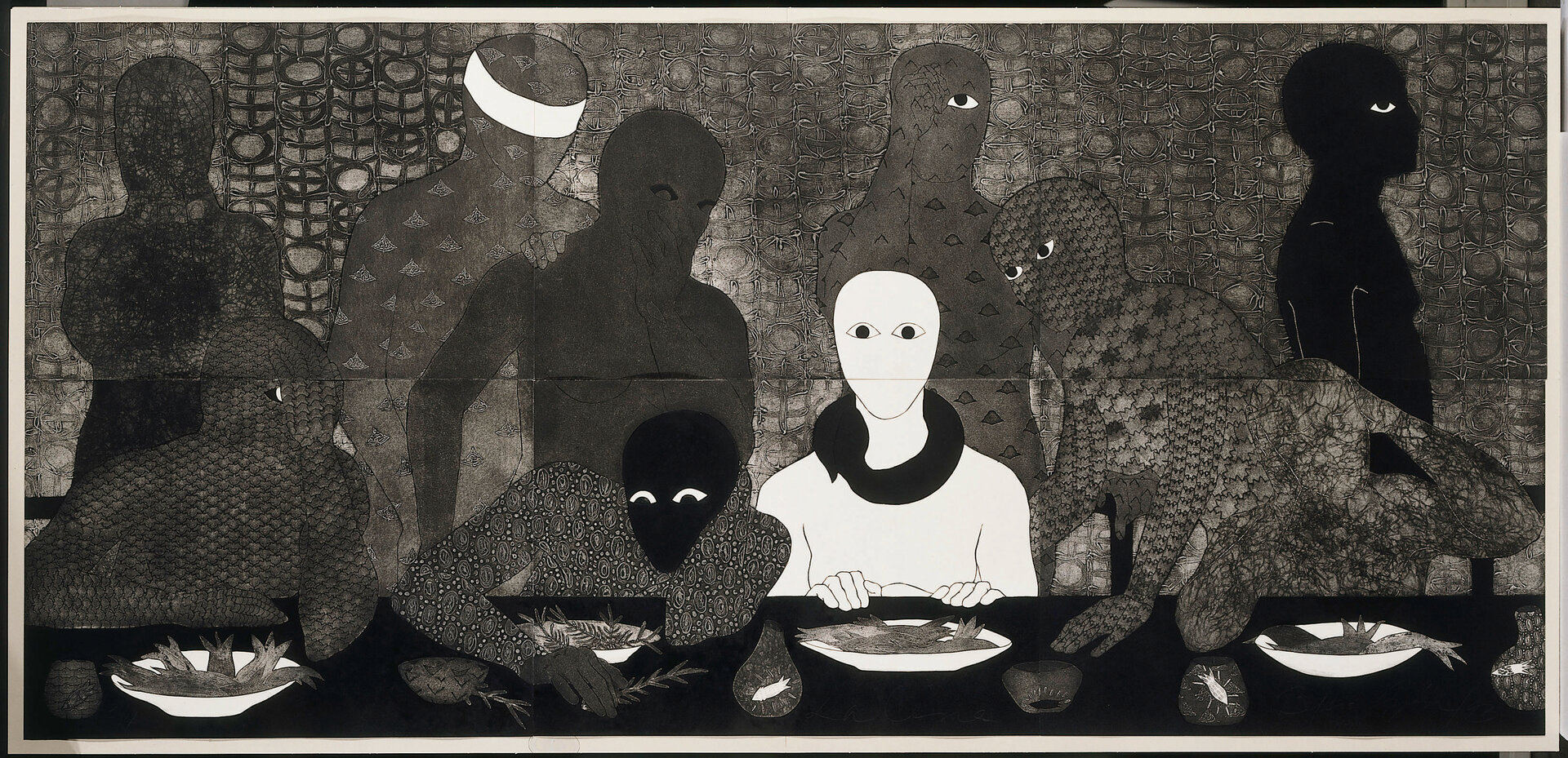 La cena, 1993. Colección Eduardo F. Costantini