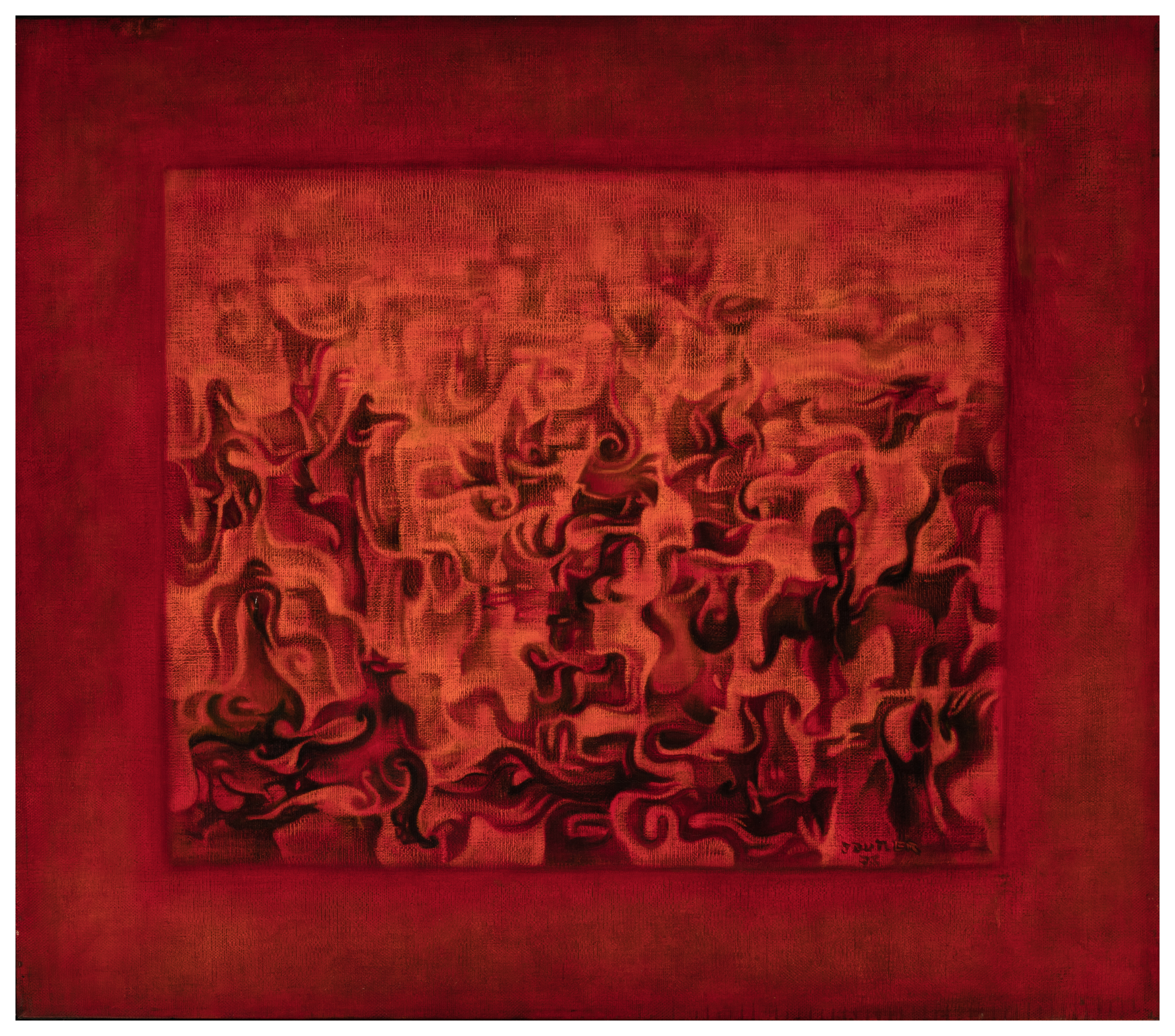 Juana Butler (Argentina, 1928 - 2017)
África-África, 1976 
Óleo sobre tela
Colección Malba
Crédito fotográfico Nicolás Beraz
