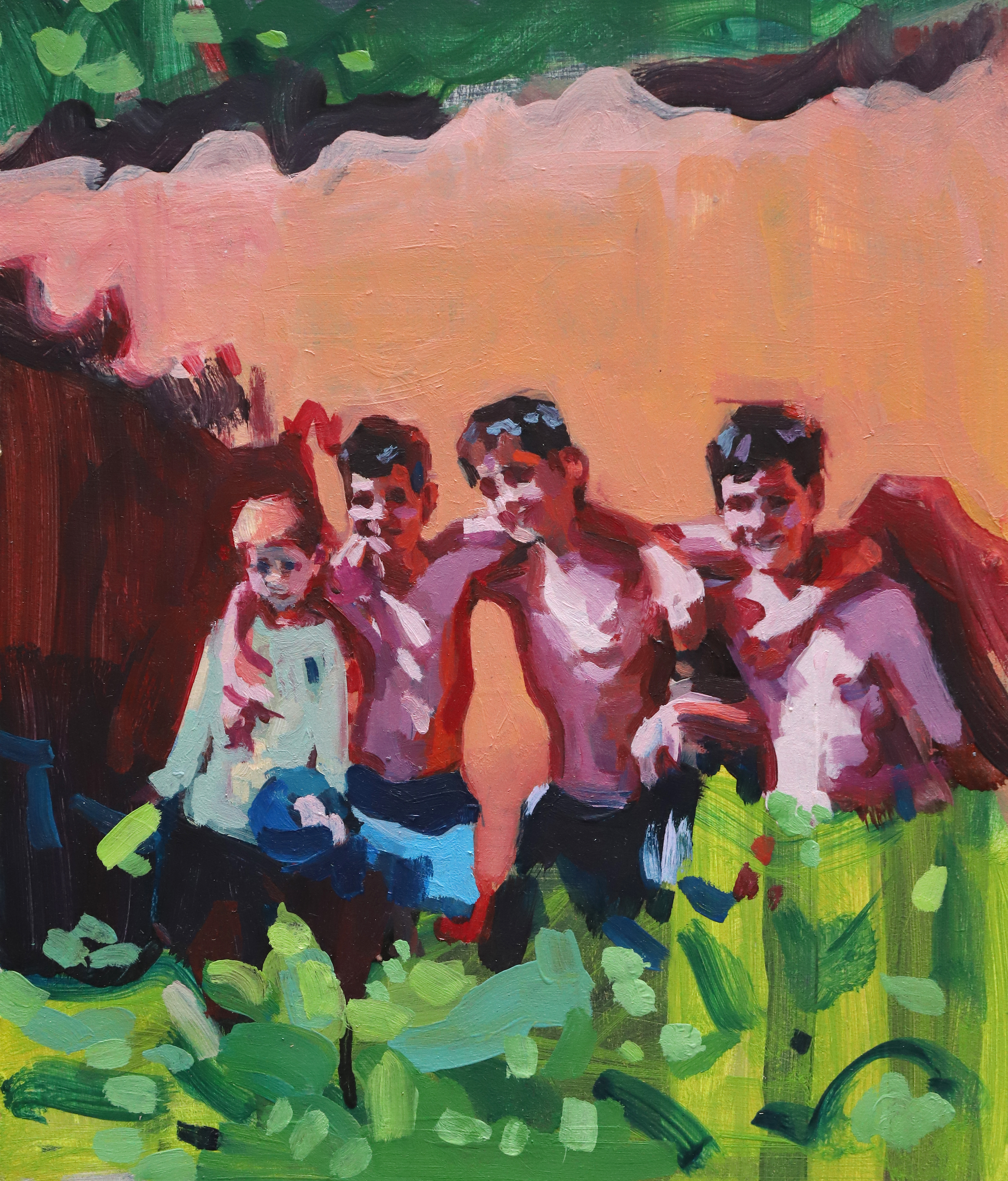 Pablo Noce
Band of brother 
Óleo sobre MDF
40 x 30 cm
2025