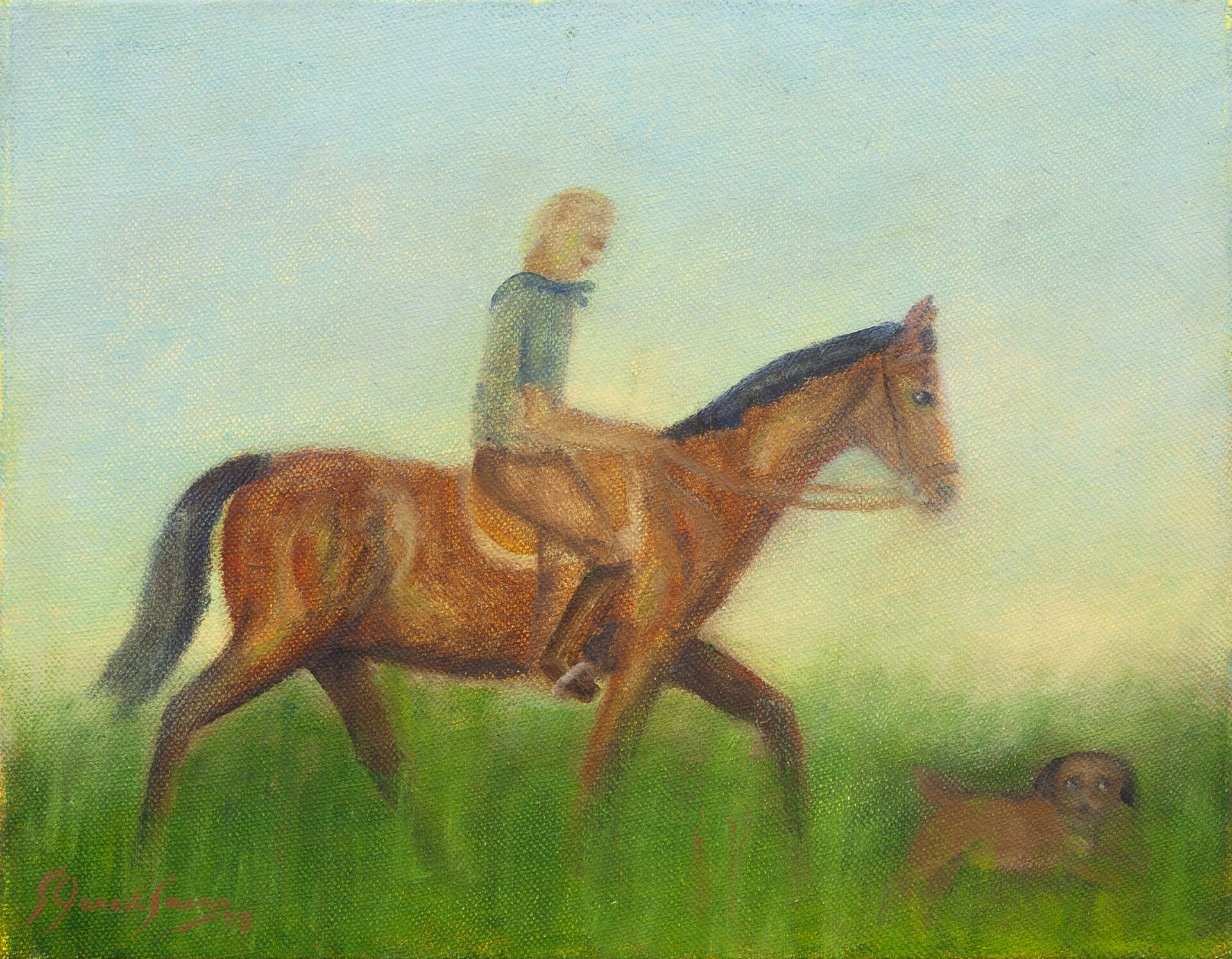 Sin título, 2005. Óleo sobre tela. 24 x 30 cm. Fotografía Tirco Matute