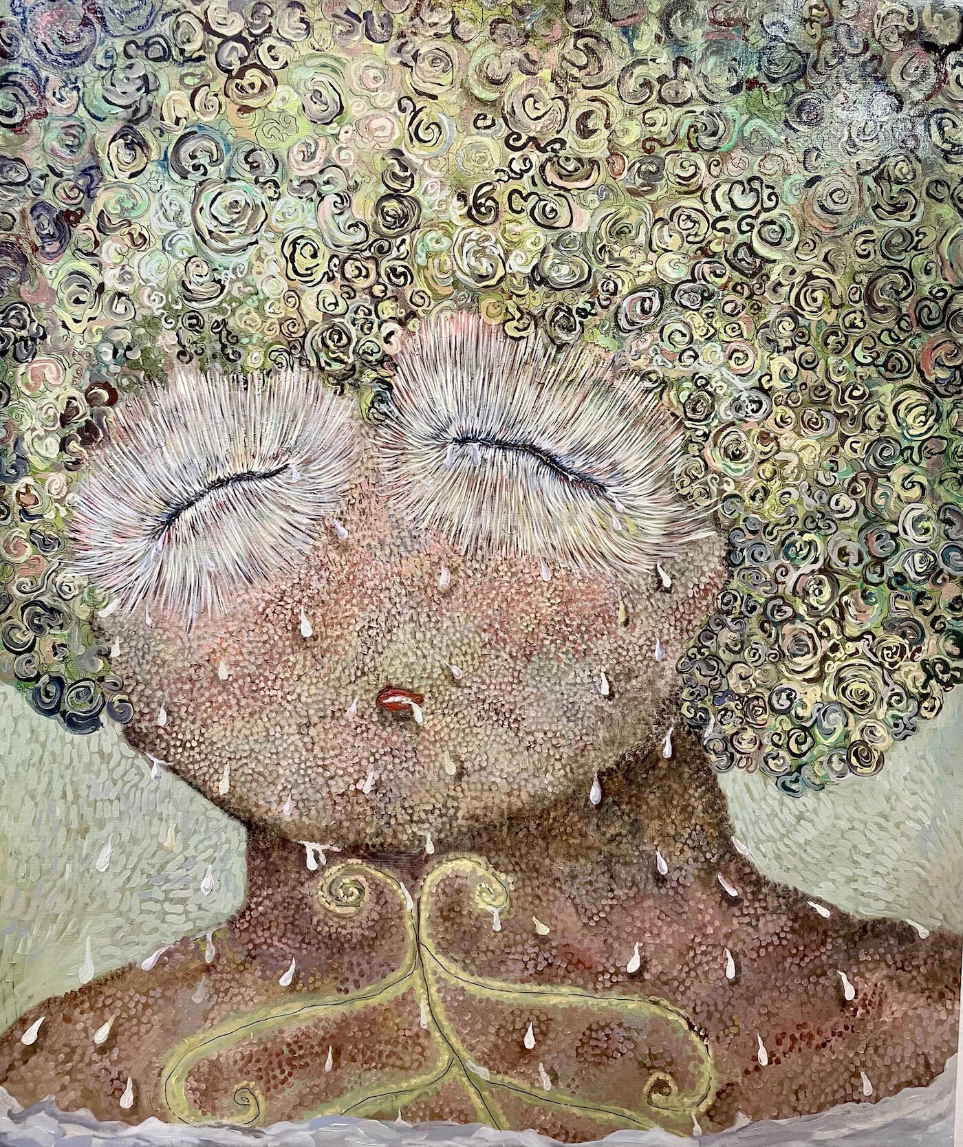 Me anima la ira me dirige el amor Oleo sobre tela 97x94 cm 2026