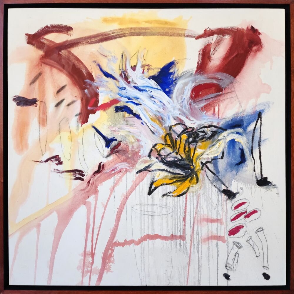 Magali Lara

Sin título. De la serie Los ojos no , 1997

Óleo sobre tela en bastidor de madera

160 x 160 x 6 cm (Marco)