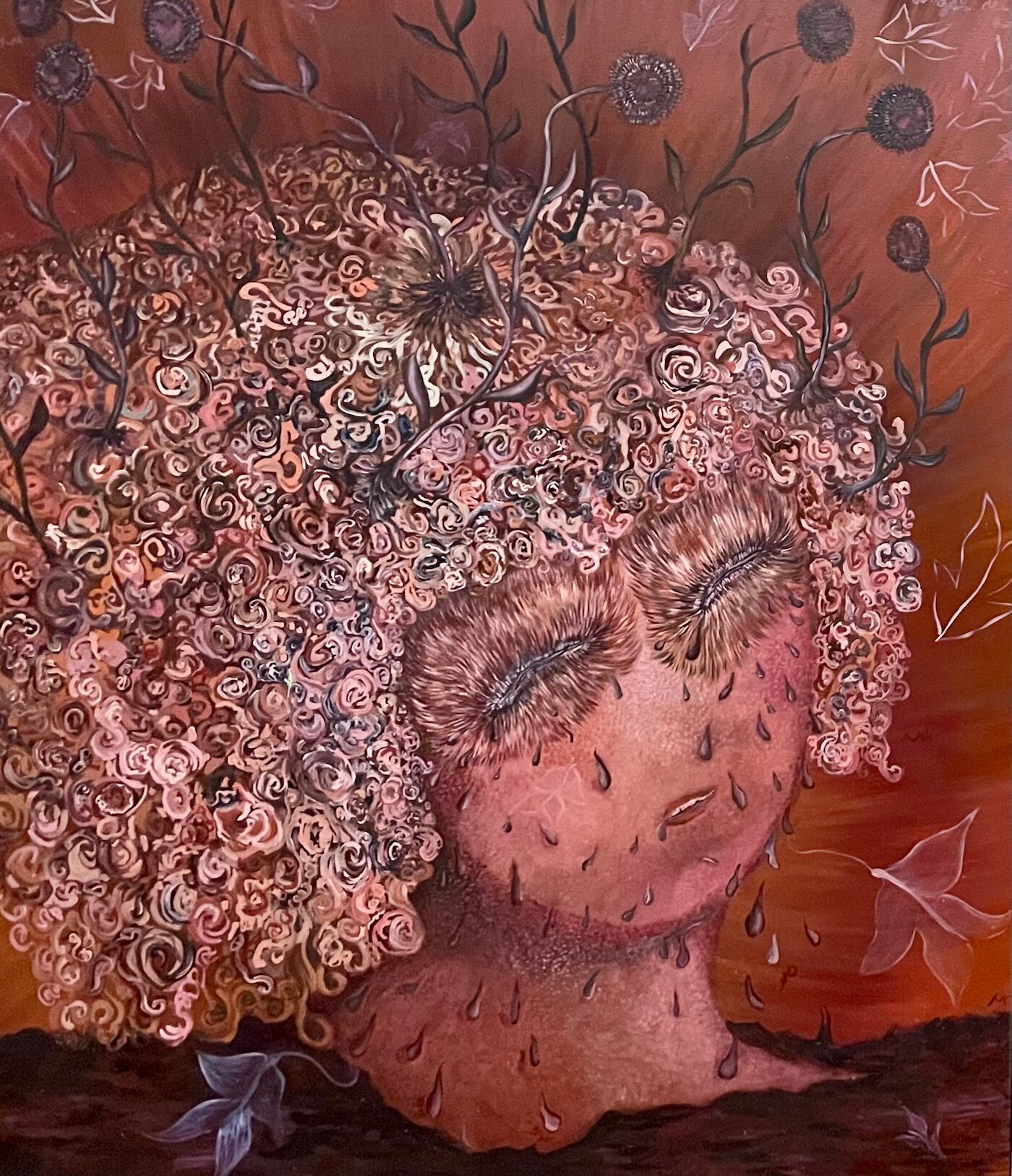 Loca alegria del hogar Oleo sobre tela 97x94cm 2026