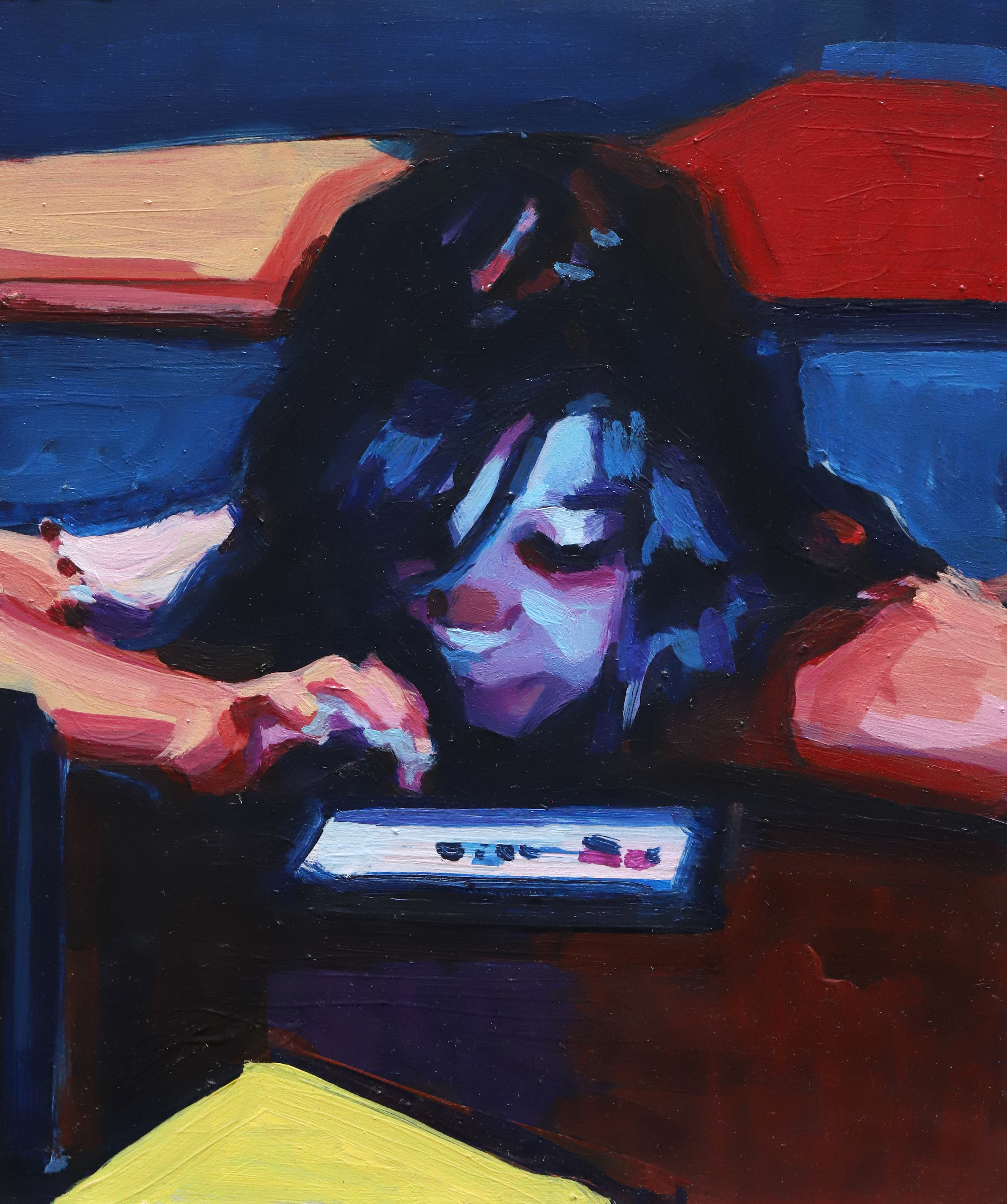 Pablo Noce
Celu y Sofía  
Óleo sobre MDF
40 x 30 cm
2024