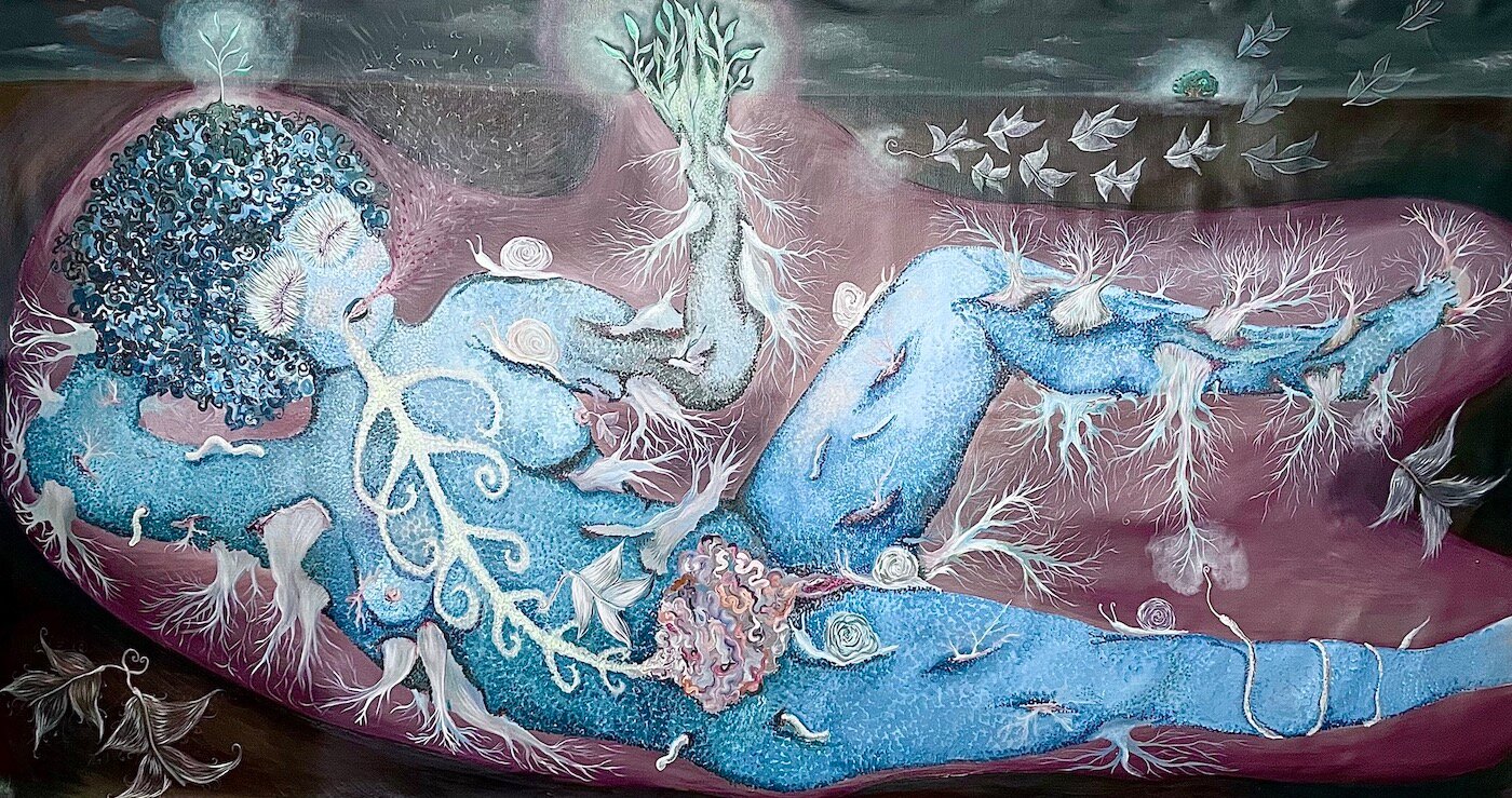 Geofisiologia personal Oleo sobre tela 98x181 cm 2026
