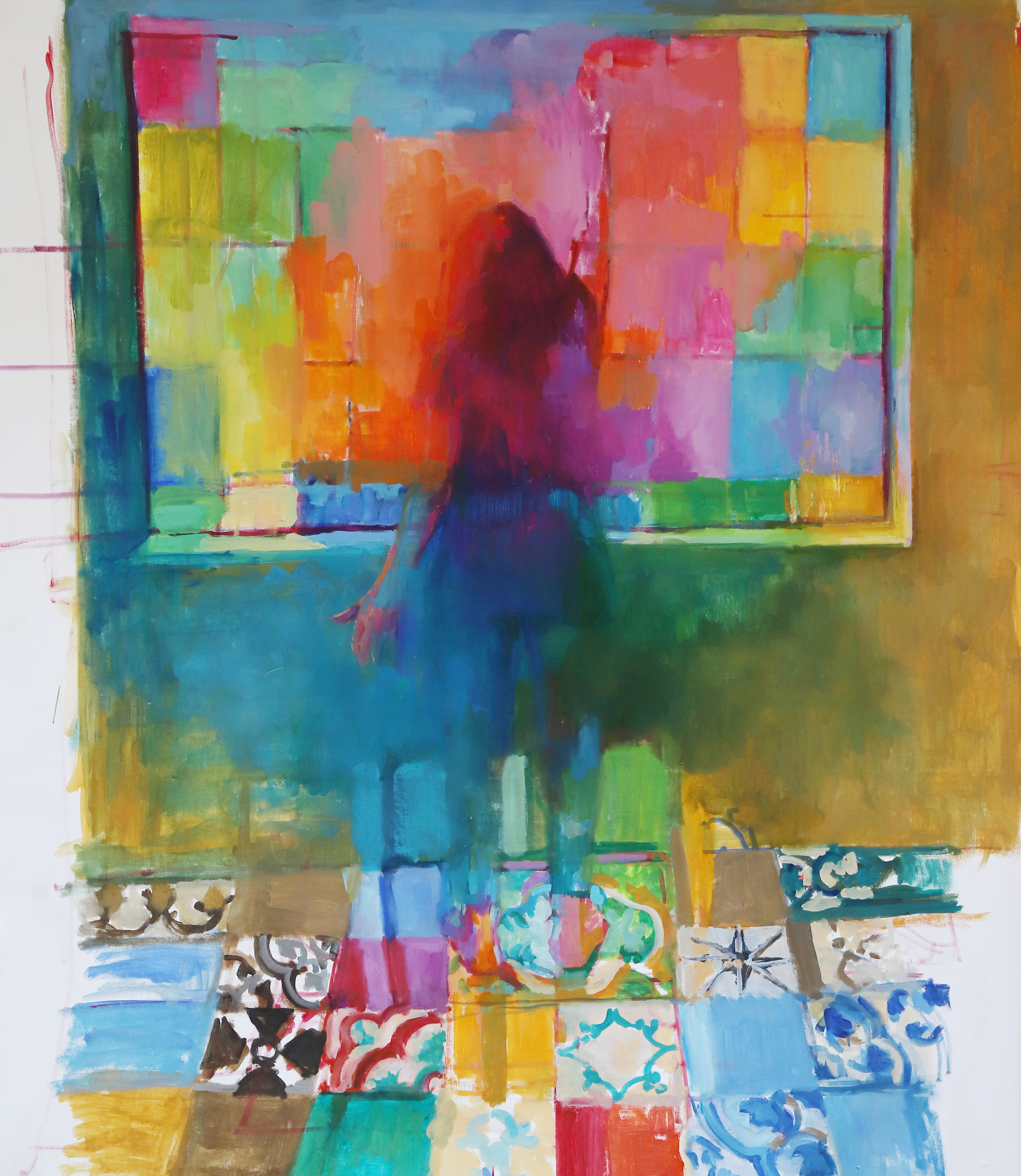 Paula Cecchi
La ventana propia  2
Óleo sobre tela
170 x 160 cm
Año 2022