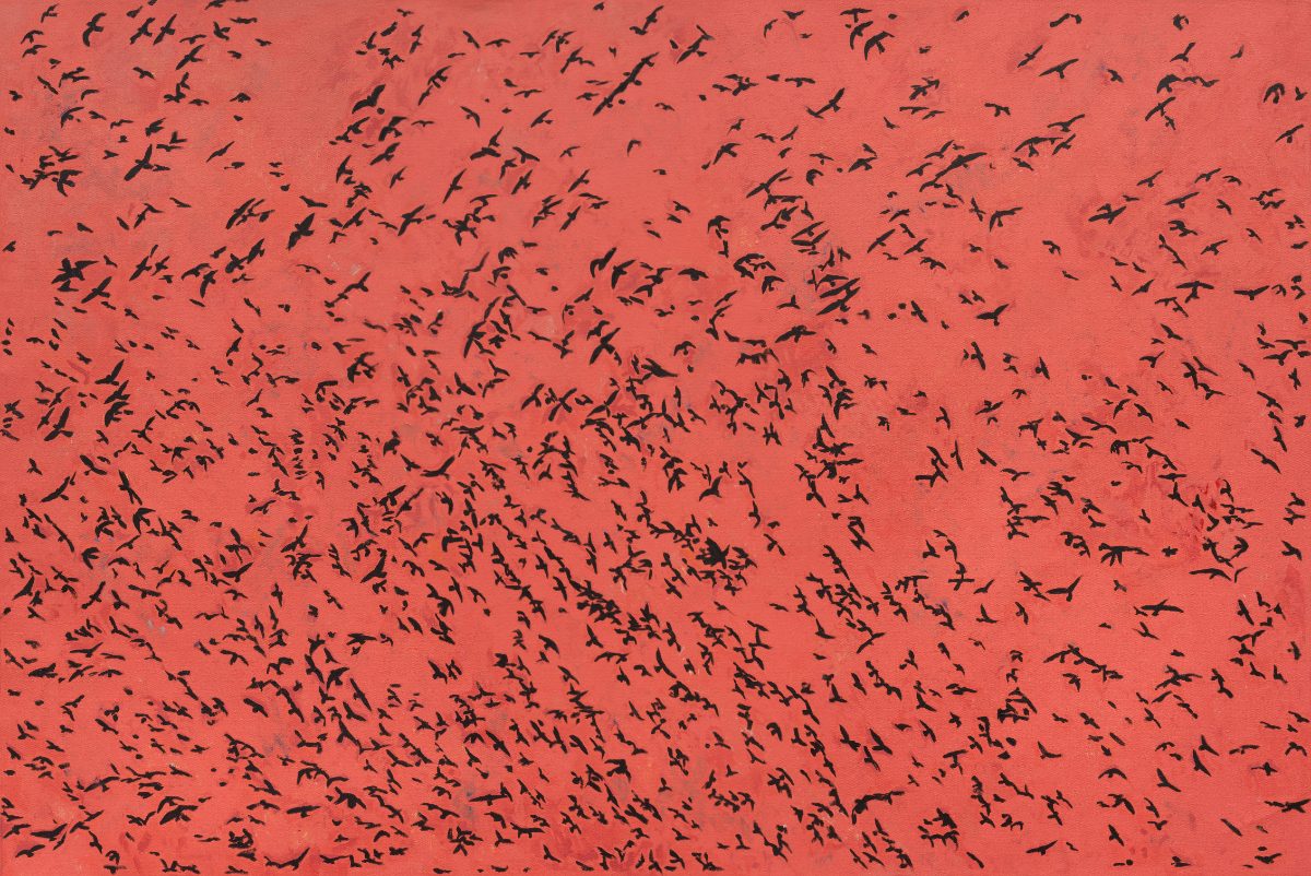 Distancia, 2026, Oleo sobre tela, 125,5 x 189 cm