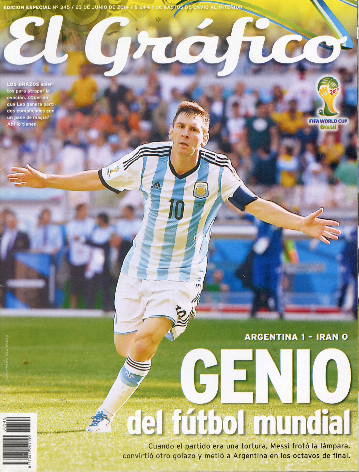 Tapa Edición Especial Mundial 2014 - 23 de junio de 2014