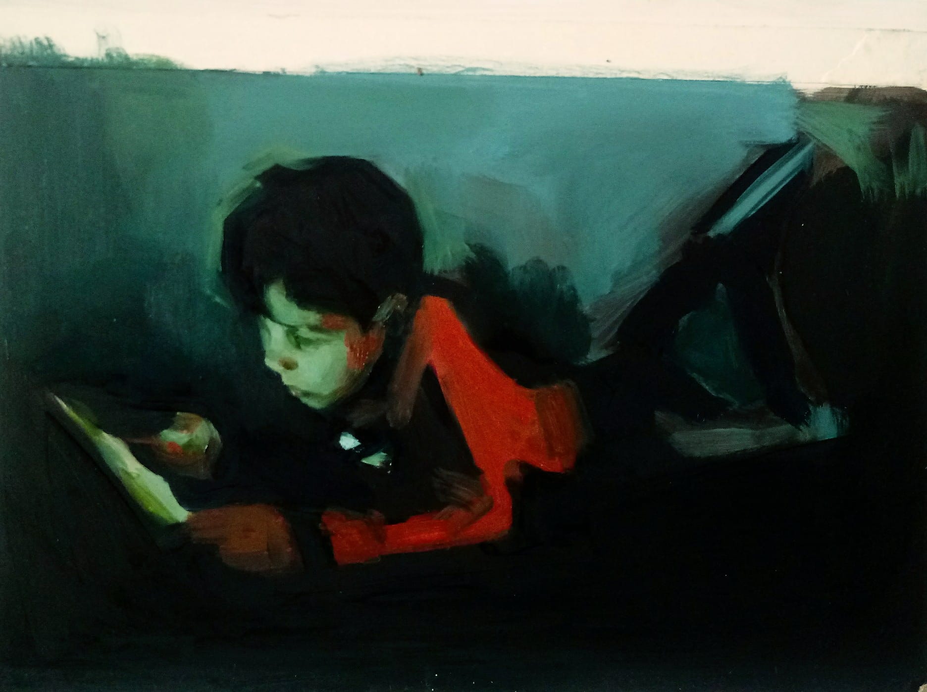Pablo Noce
Abducción 
Óleo sobre MDF
20 x 30 cm
2020