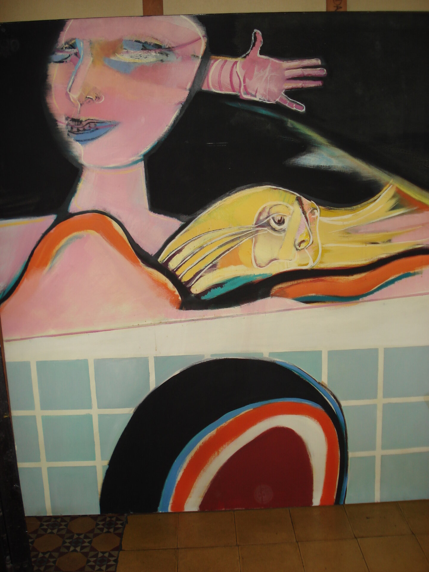 EL ADIOS OLEO S TELA 1970 165X150