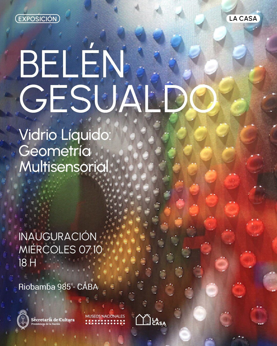 Belén Gesualdo: Vidrio Líquido: Geometría Multisensorial