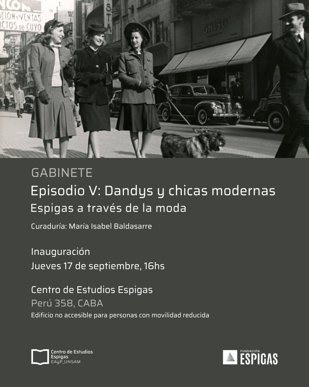 Dandys y chicas modernas. Espigas a través de la moda