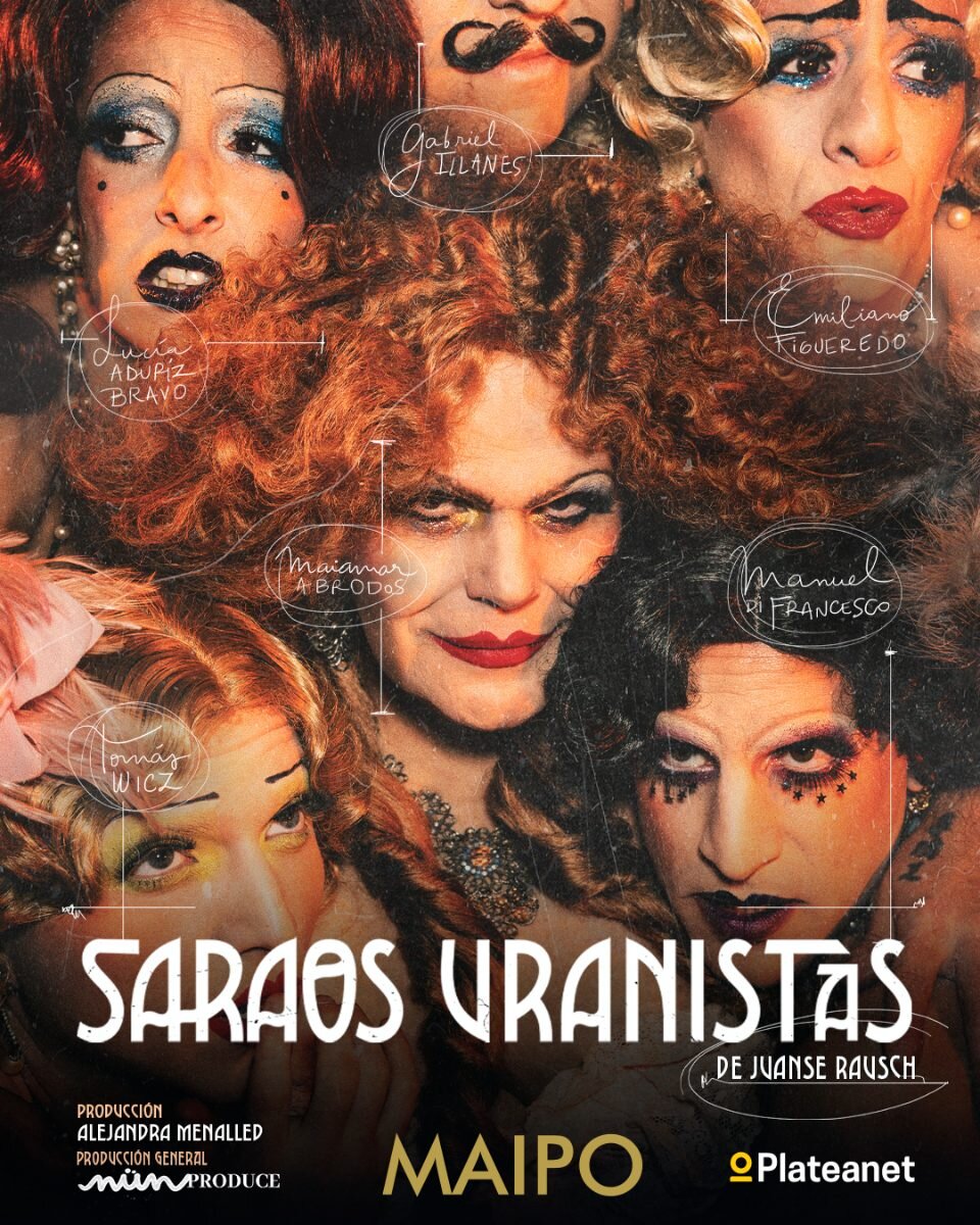 Saraos uranistas: el musical sobre las fiestas maricas del 1900 llega al Maipo