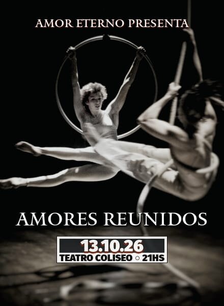 Amores reunidos: la Compañía Amor Eterno festeja 15 años de danza y circo aéreo en el Coliseo