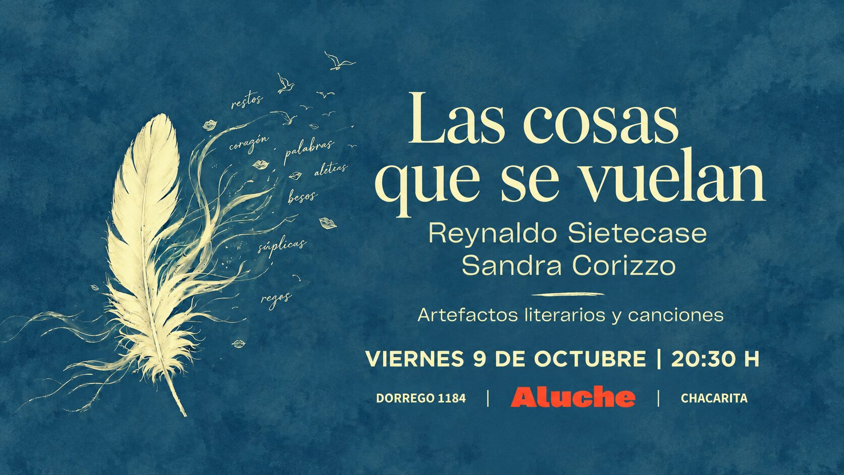 Las cosas que se vuelan: Reynaldo Sietecase y Sandra Corizzo en Aluche