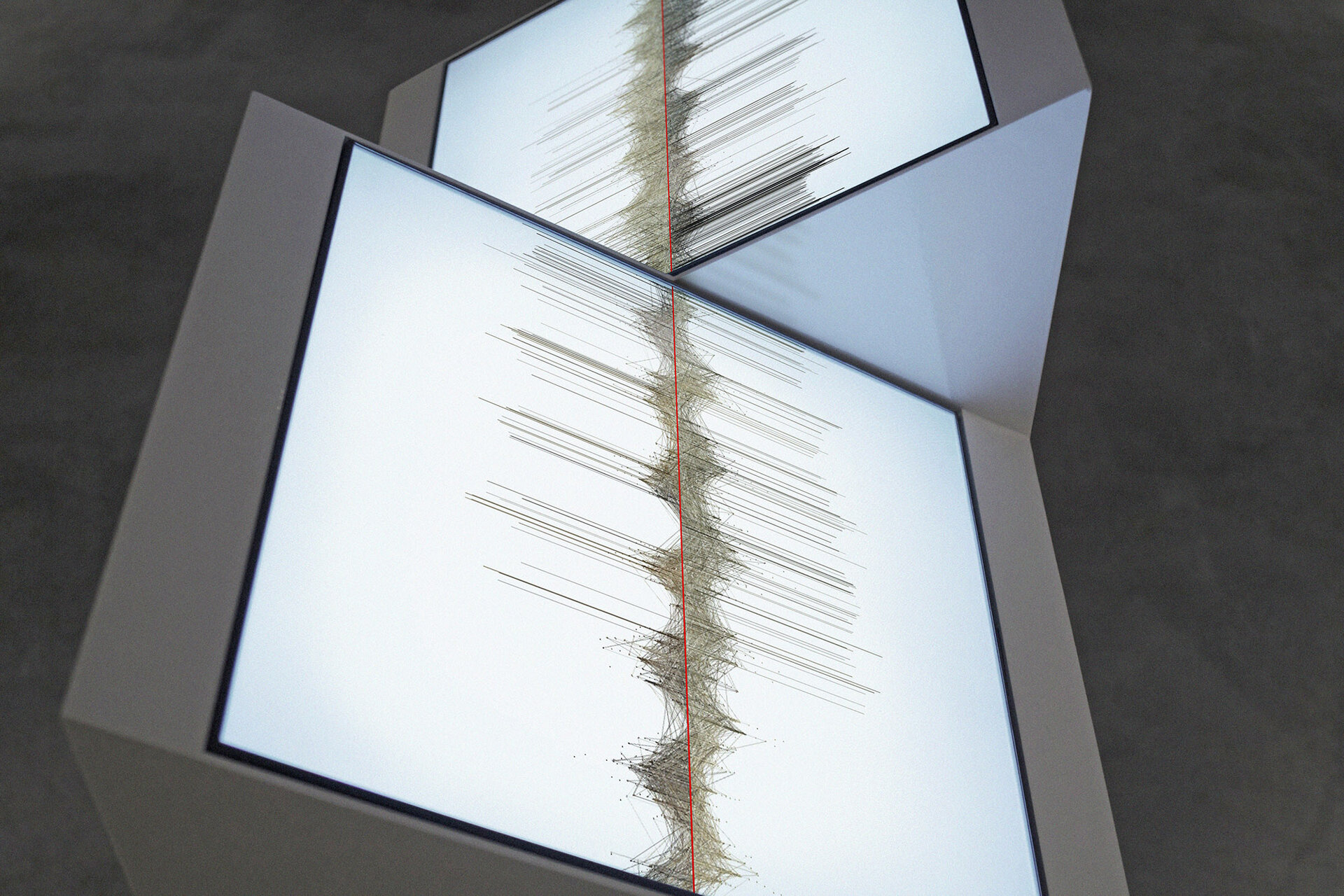 Ryoichi Kurokawa, Oscillating Continuum 2, 2013, Photo courtesy of Studio Ryoichi Kurokawa, Takuro Someya Contemporary Art