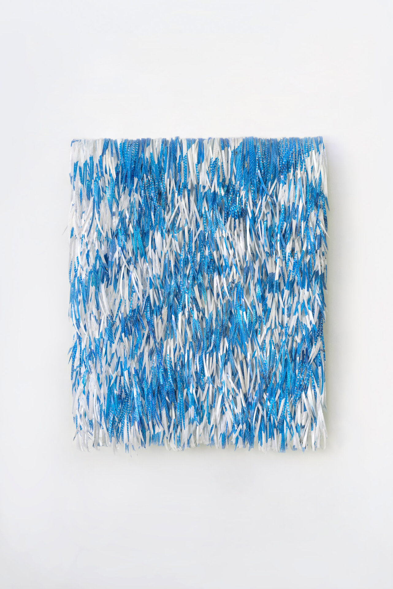 Mia Liu, Blue and White Tarp, 2022, UP Gallery