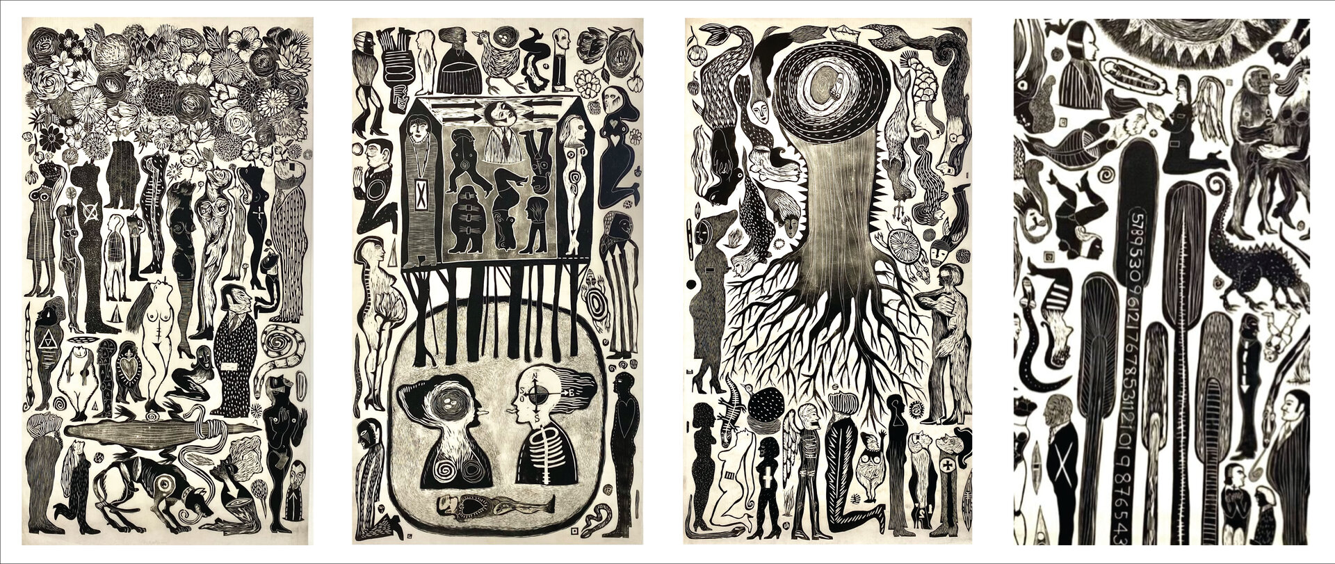 Al este del Paraíso (1995), del artista dominicano Jorge Pineda