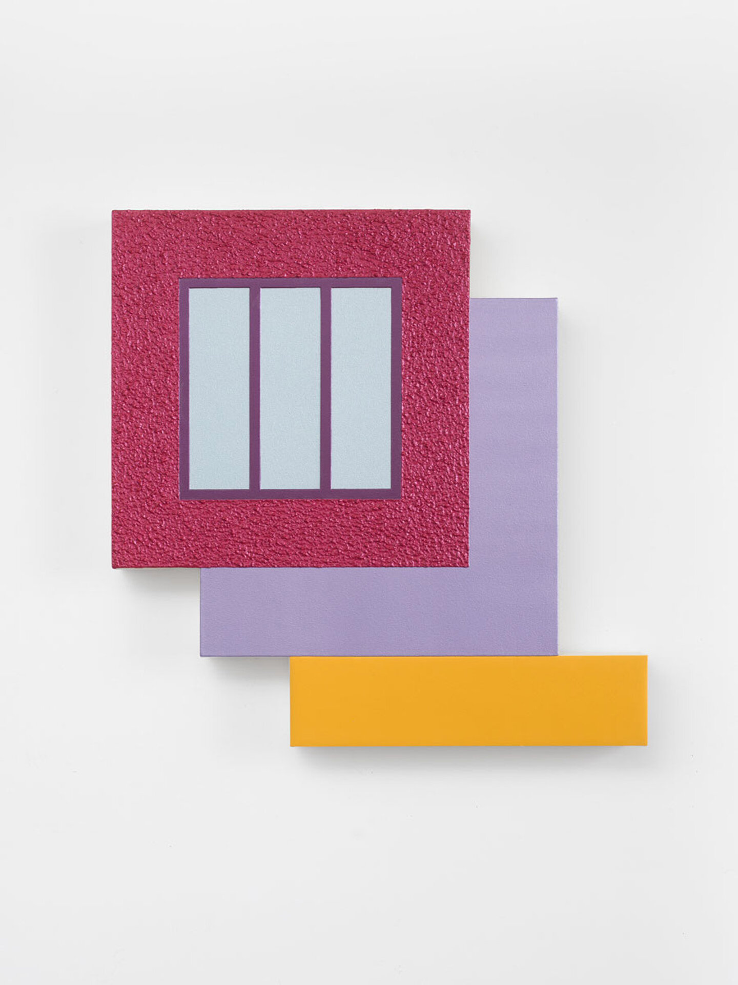 Peter Halley, Magenta prison, 2026, Ceysson & Benetiere