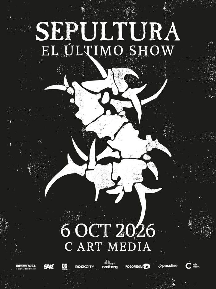 Sepultura se despide de Argentina con un último show en octubre