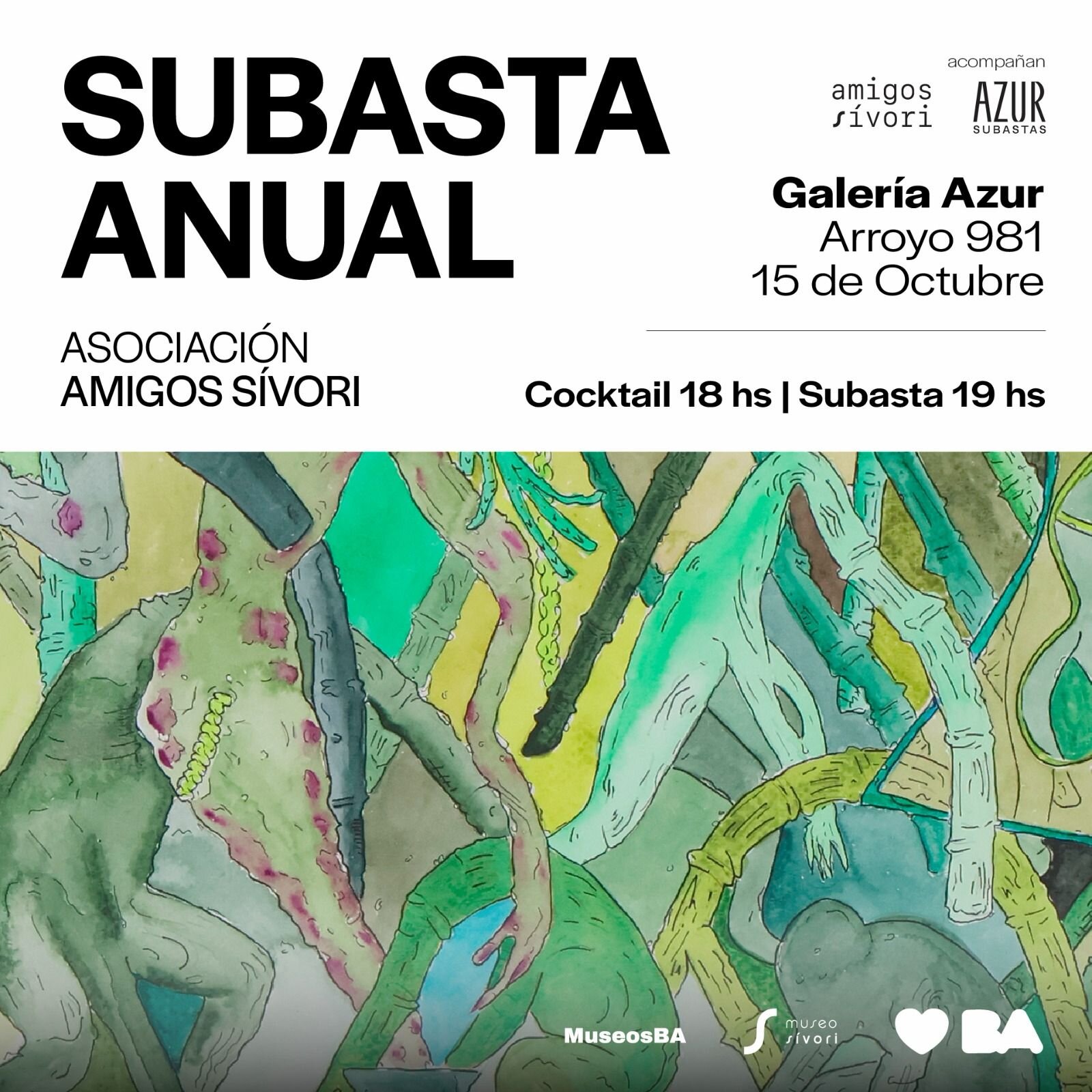 37 obras para sostener al Sívori: qué financiará la subasta de Amigos del museo