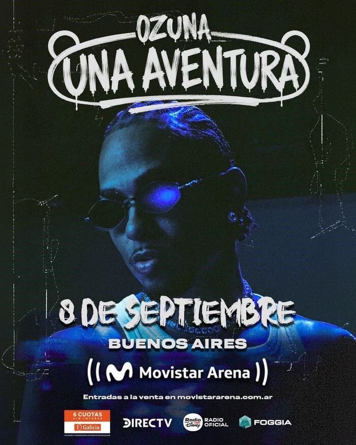 Ozuna vuelve a Argentina con su "Una Aventura World Tour"